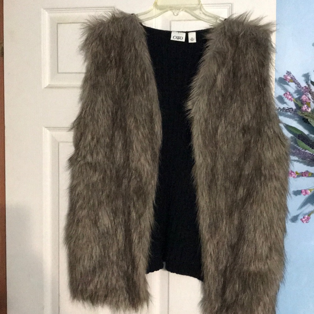 Women fur vest
